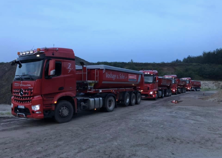 Mercedes Arocs Konvoi